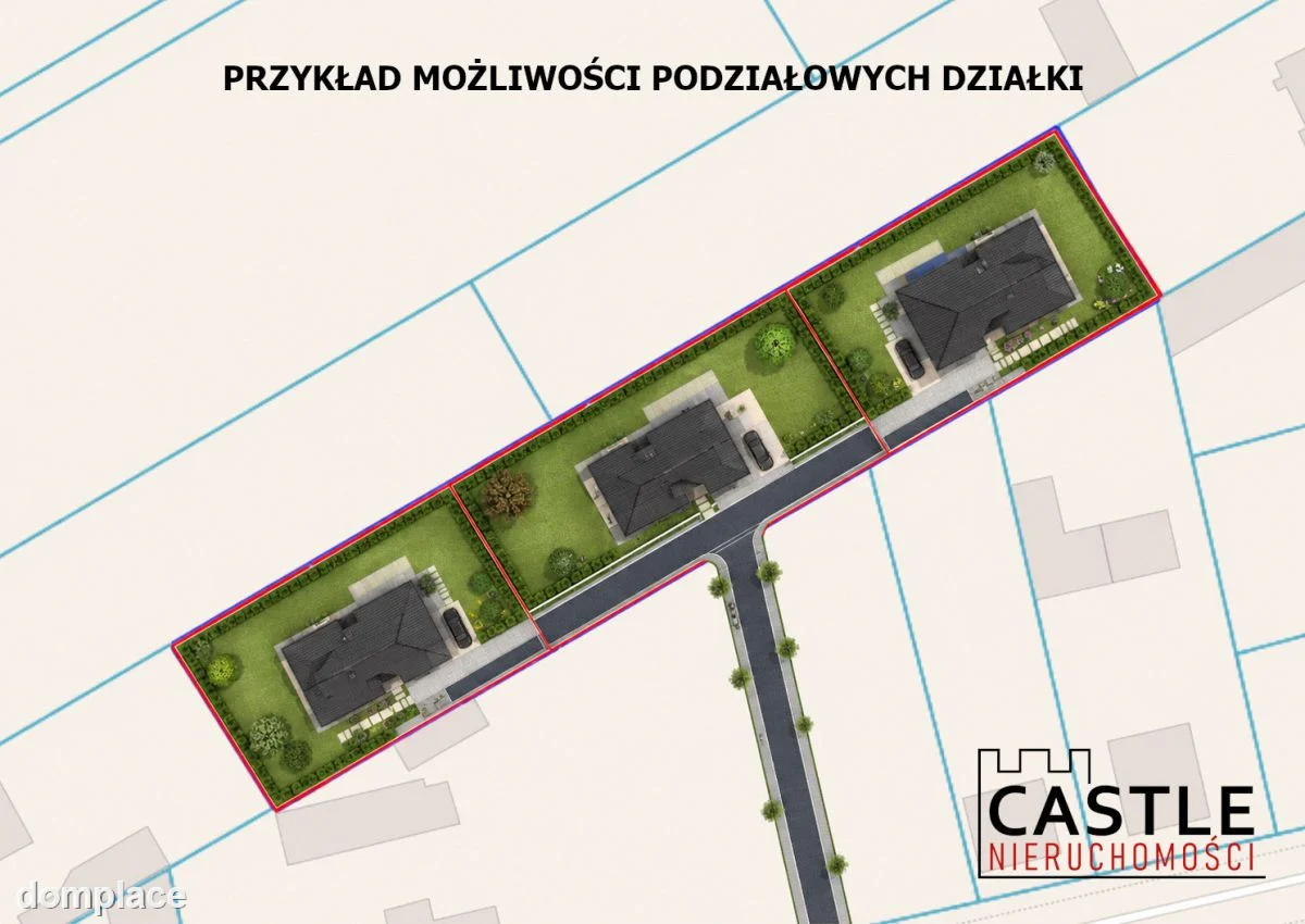 Działka z możliwością podziału na3 działki — zdjęcie 5