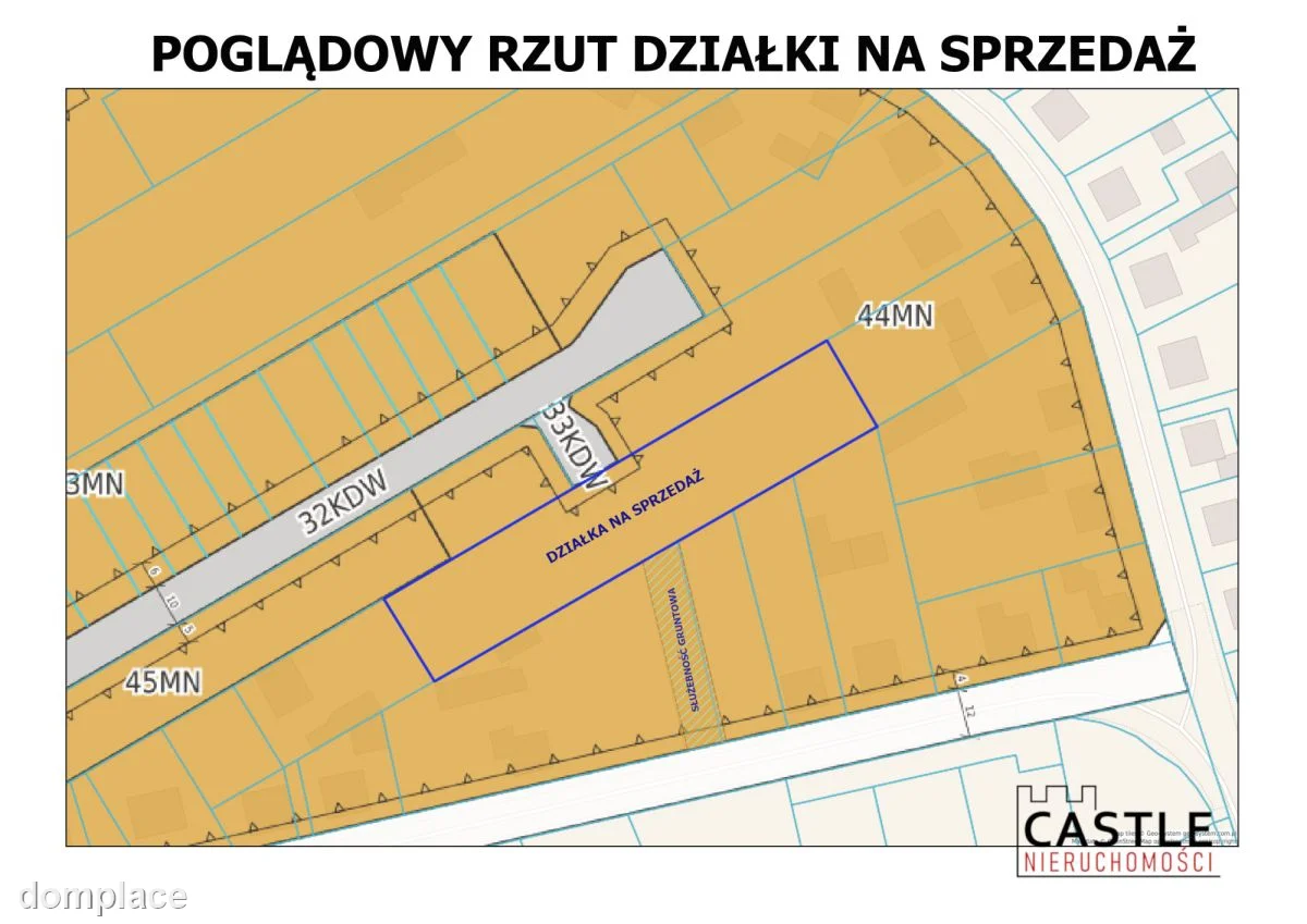 Działka z możliwością podziału na3 działki — zdjęcie 2