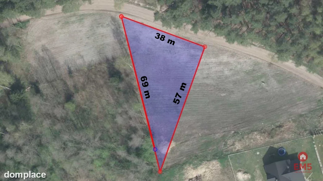 Działka budowlana pod lasem. 1085 m2 — zdjęcie 7