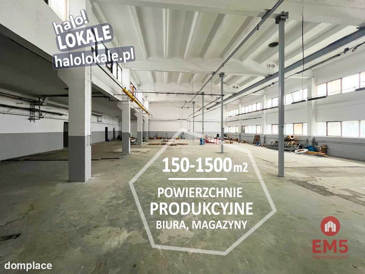 Hale produkcyjne, magazyny, biura