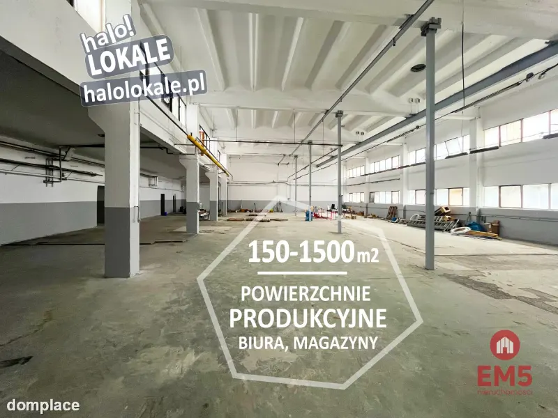 Hale produkcyjne, magazyny, biura