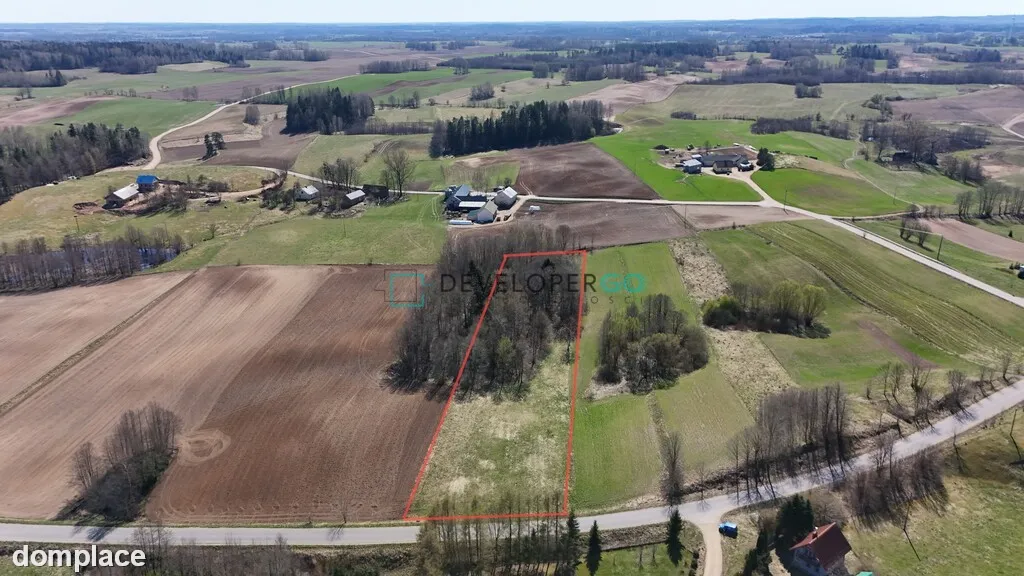 Działka budowlana 2500m2 Supienie