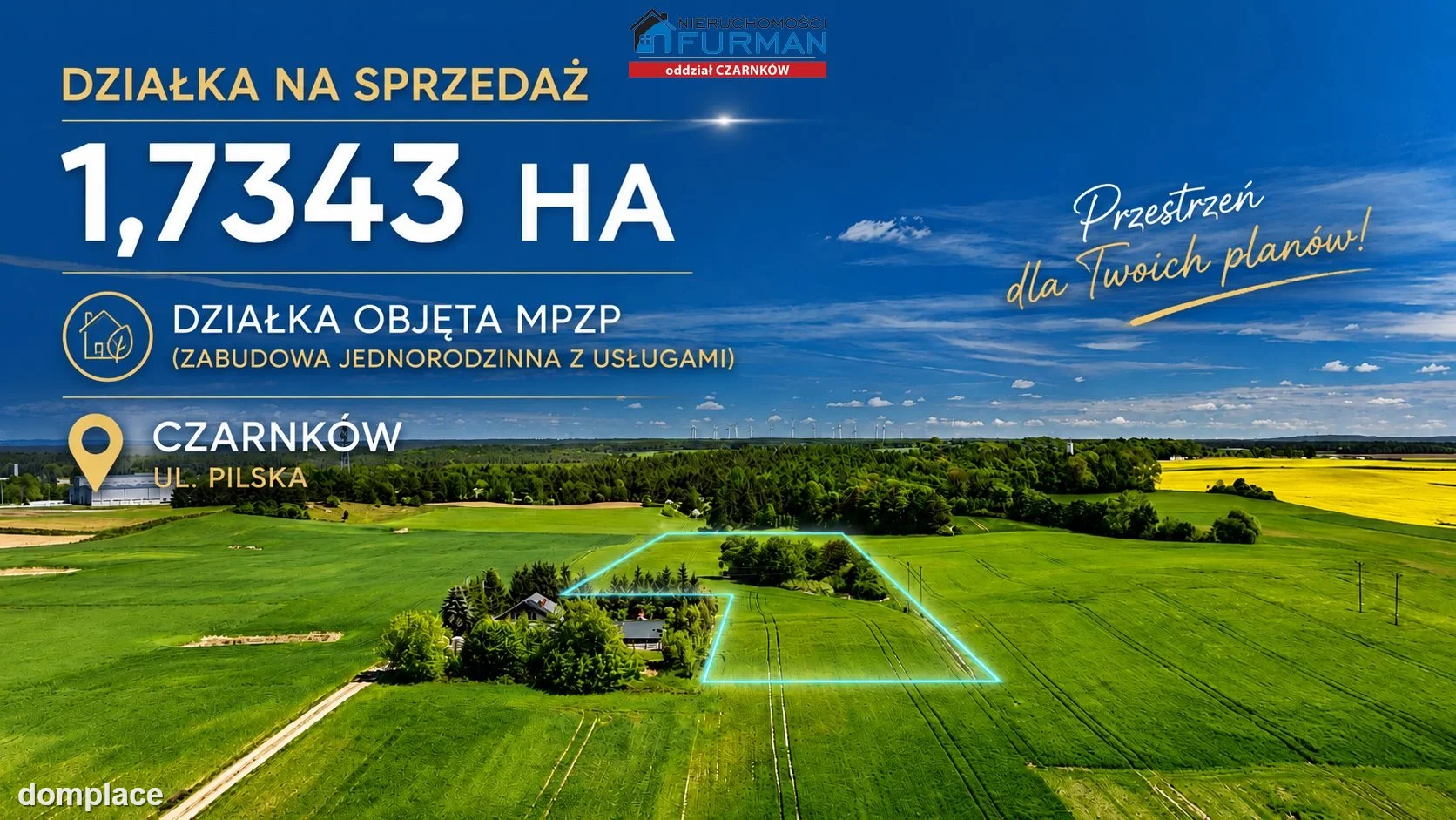 Działka — Czarnków