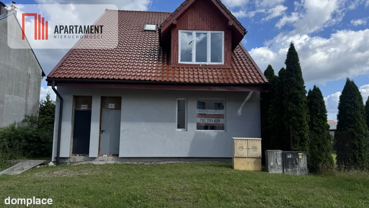 Budynek usługowy z częścią mieszkalną