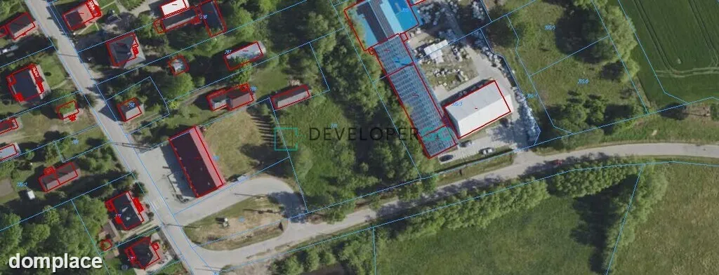 2500 m2 przy asfalcie, uzbrojona