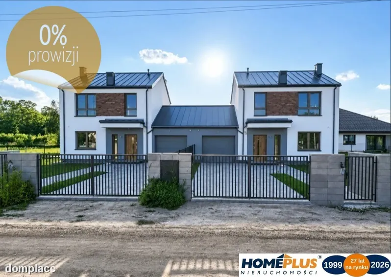 5 pokojowy bliźniak z garażem i działką 670 m2