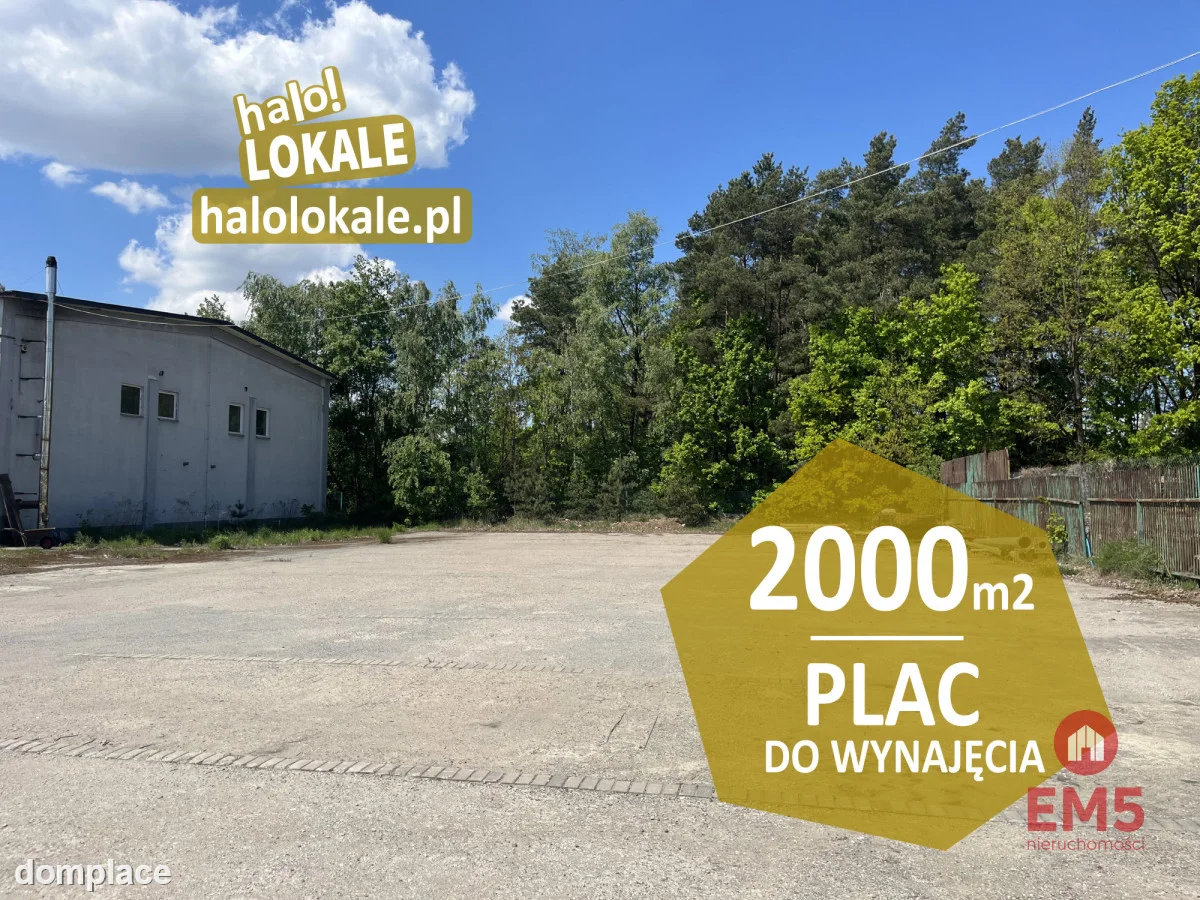 Plac utwardzony do wynajęcia.