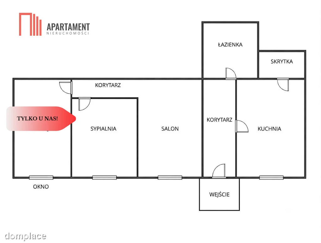3 pokoje/65,50 m2/parter/ parking/tereny zielone — zdjęcie 4
