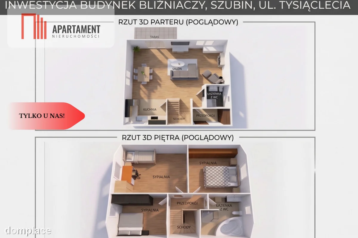 *Dom z ogrodem w cenie mieszkania os. Leśne Szubin — zdjęcie 3