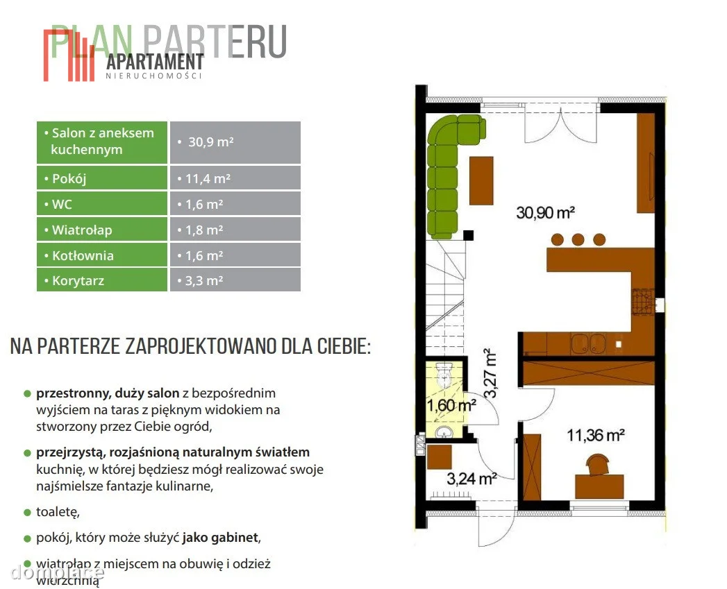 Nowoczesny Dom szerogowy 98,50 m2 — zdjęcie 18