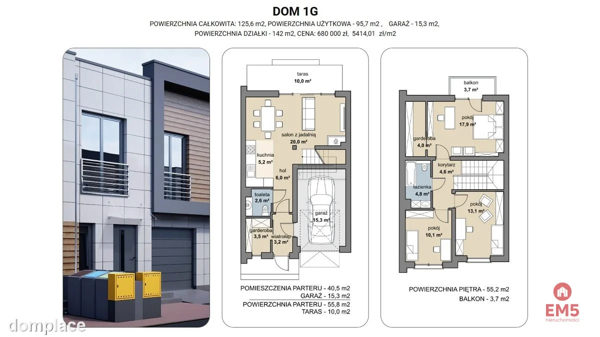 Dom szeregowy 125 m2,  Zaścianki — zdjęcie 7