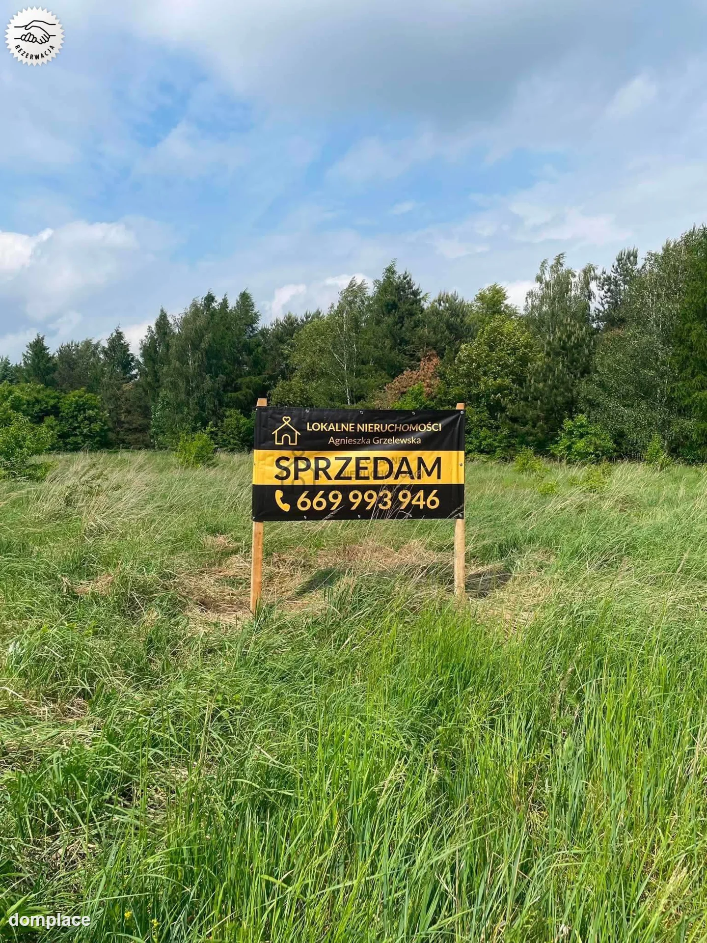 Działka — łaski, Łask