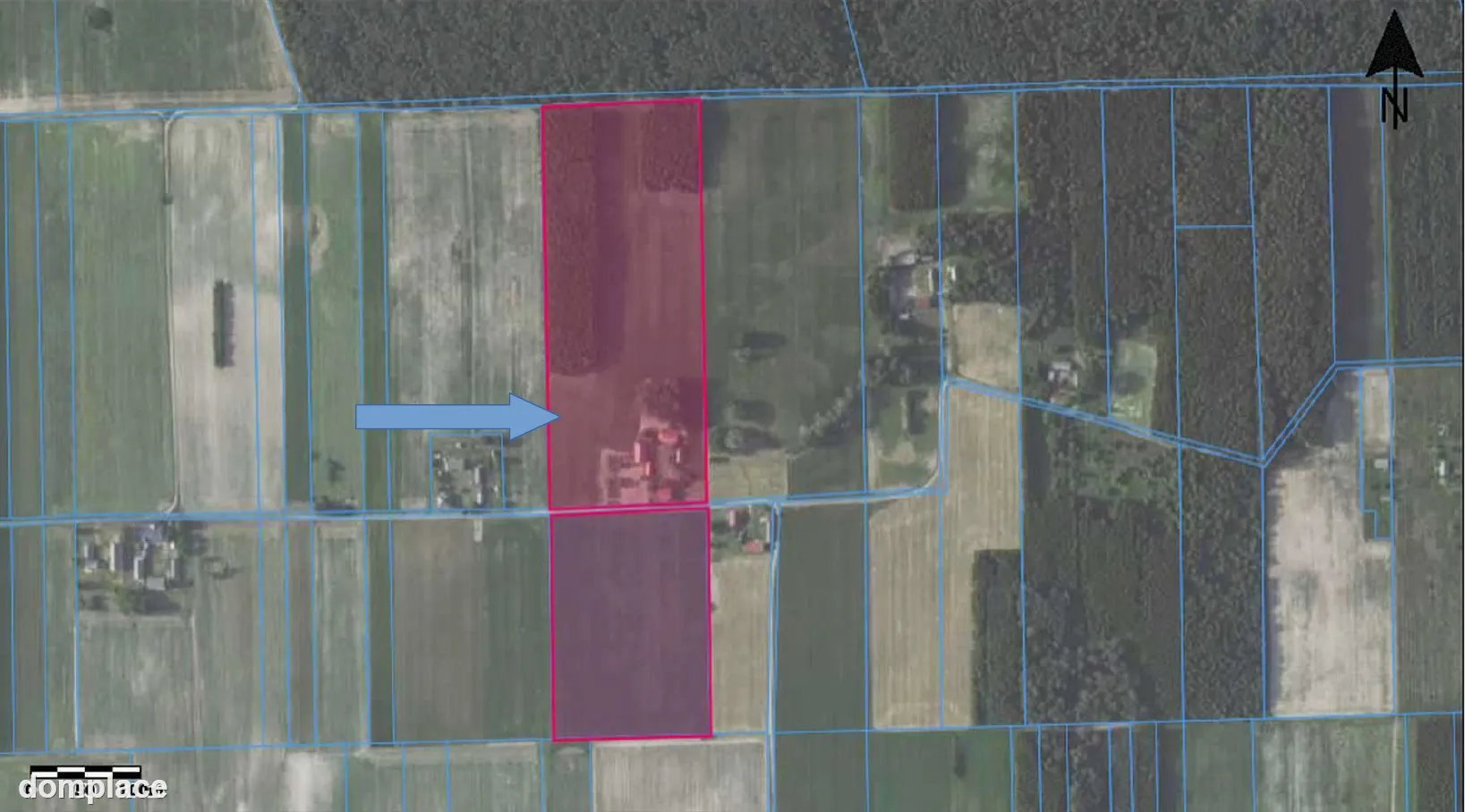 Bachus 9 - Gospodarstwo 9,06 ha (90 600 m²) z budynkami oraz maszynami rolniczymi