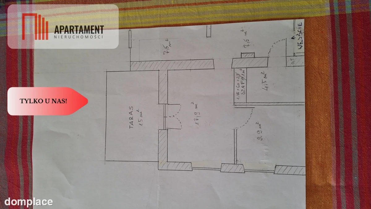 Mieszkanie  48 m² z dużym, pięknym tarasem — zdjęcie 18