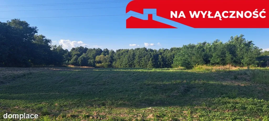 Urocza działka tuż przy lesie. Majdan Stary