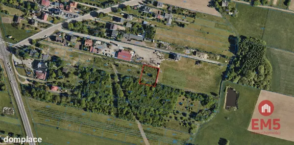 Działka budowlana 1200m2 z WZ narożna — zdjęcie 4