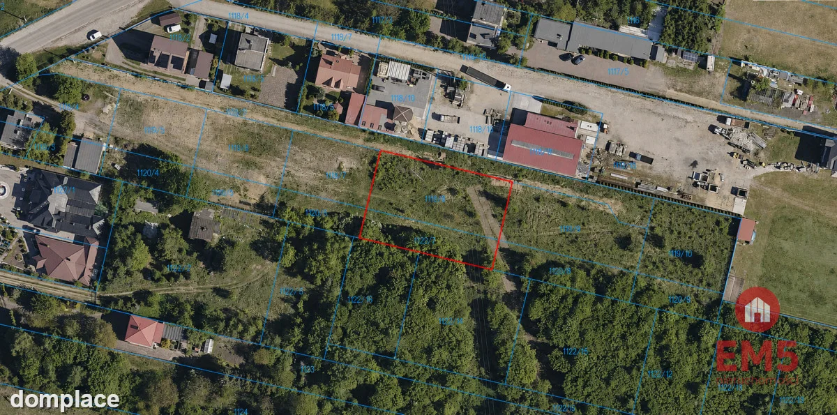 Działka budowlana 1530m2 z WZ — zdjęcie 2