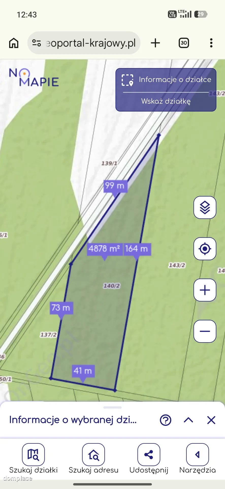 Sprzedam działkę budowlaną