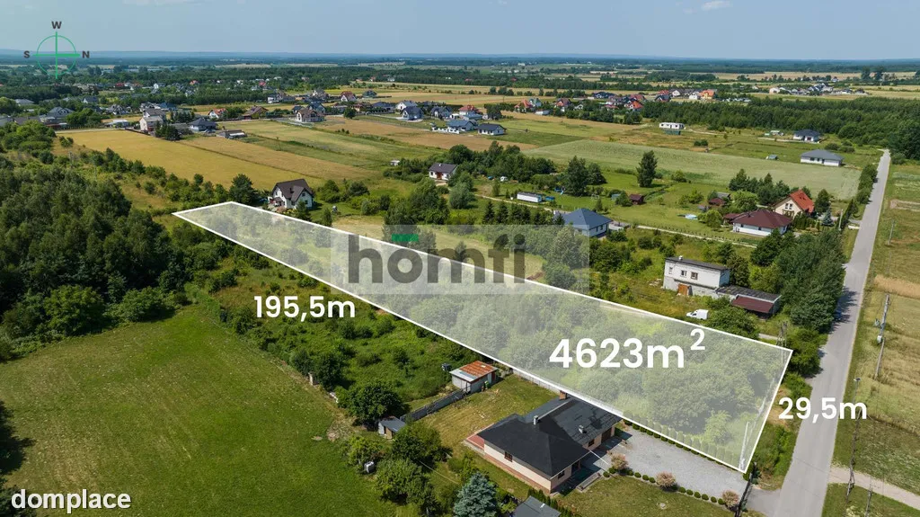 Działka budowlana/ponad 4500 m2/Krogulcza Sucha