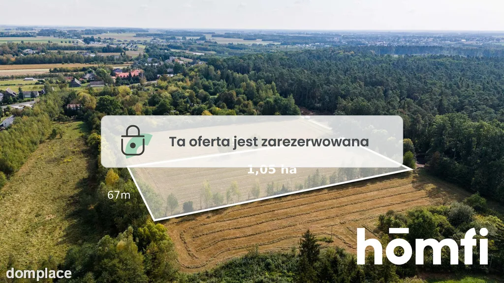 Działka z WZ na 8 domów jednorodzinnych