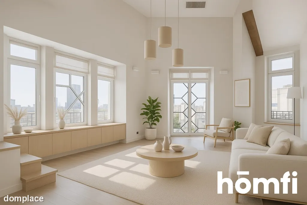 Apartament z antresolą i niepowtarzalnym widokiem