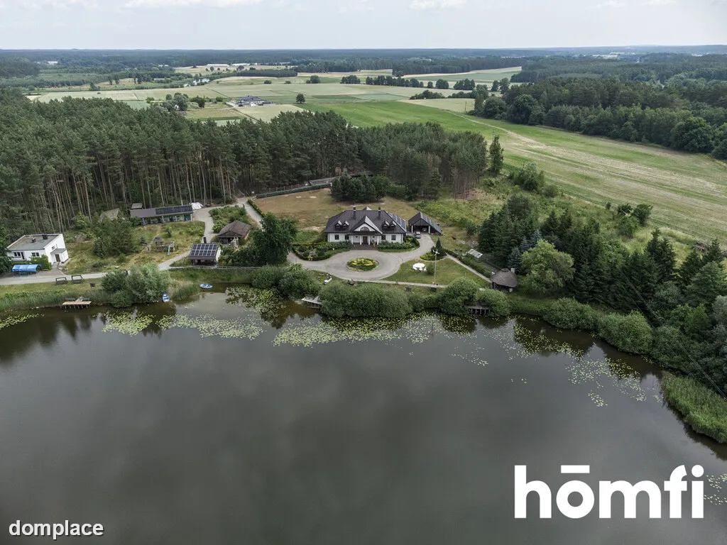 ZATOM STARY-dom wolnostojący, jezioro, fotowolt.