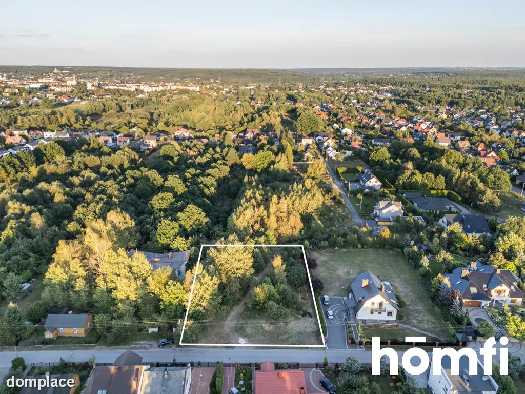 Działka druga linia zabudowy - 1043m2.Podlesie