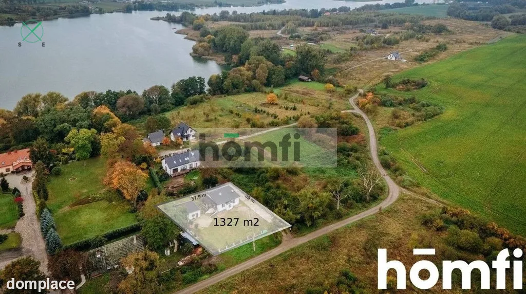 Dom Parterowy wolnostojący, blisko jeziora