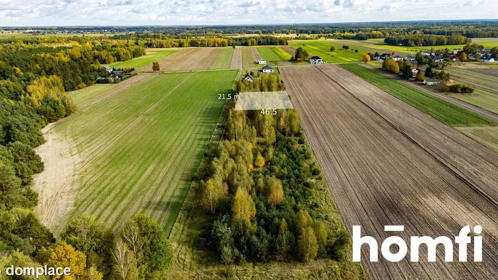 Piękne działki po 1000 m2 z WZ - gmina Jedlińsk