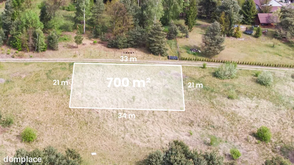 Działka budowlana w Ryczówku 700m²
