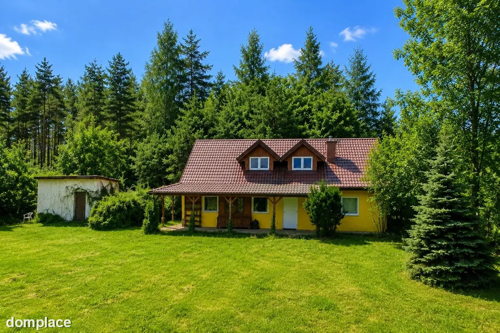 Dom z dużą działką Czarny Las Kolonia - Roztocze