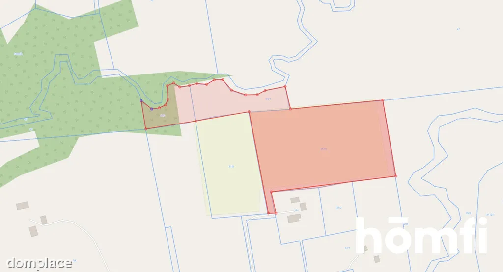działka RIVa 2,61 ha Zaścianki, elbląski