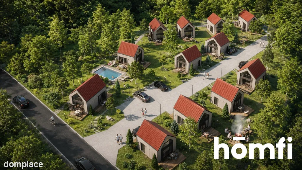 DZIAŁKA INWESTYCYJNA | PROJEKT - OSADA DOMKÓW