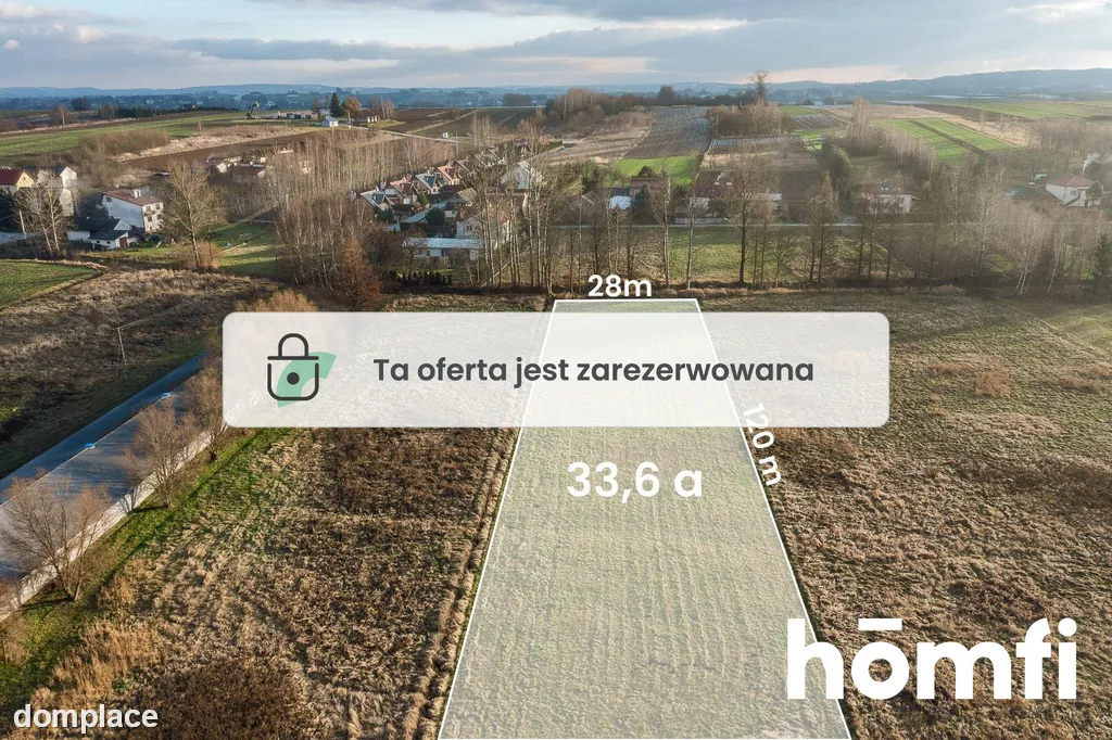 |34 ar działka- idealna pod inwestycje|