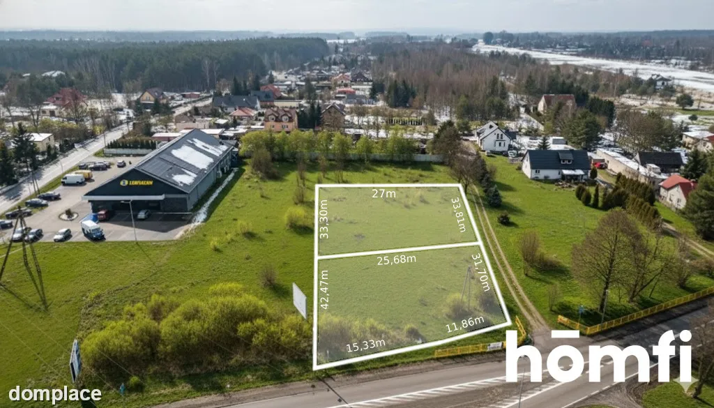 2x 974 m². Rajec Poduchowny. kup lub wydzierżaw