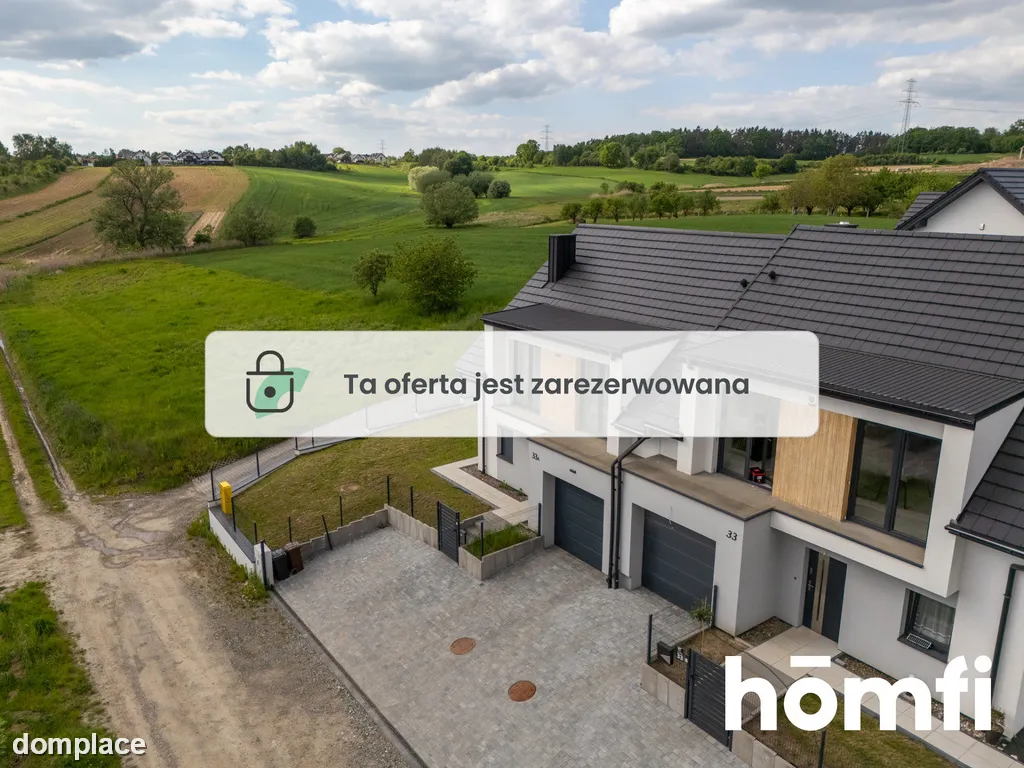 Wykończony dom- widokowa działka- granica Krakowa