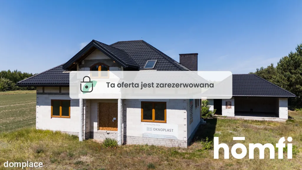 Dom z garażem wolnostojącym w gminie Kazanów
