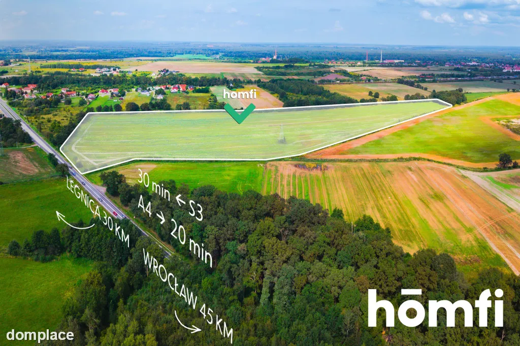 Działka inwestycyjna 11,9 ha w Mazurowicach