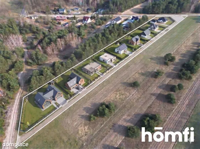 Wymiarowe działki pod budowę domów - komplet