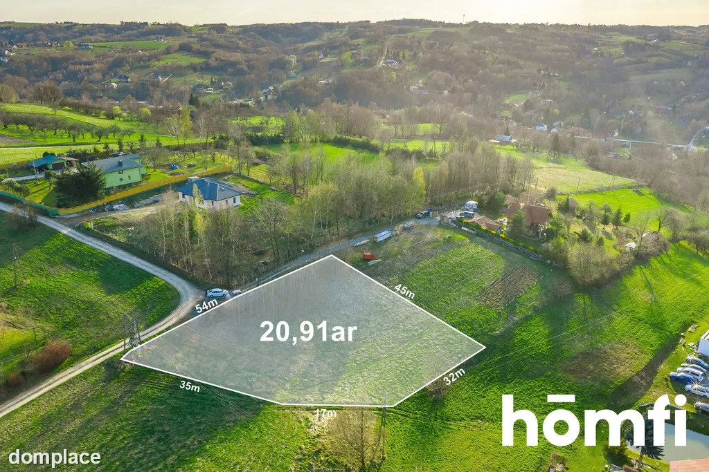 Działka z projektem domu| Panoramiczny widok