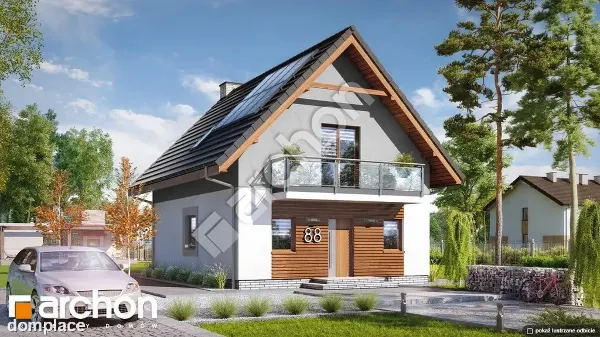 nowoczesny dom w projekcie Sasanki 3 (E) OZE — zdjęcie 5