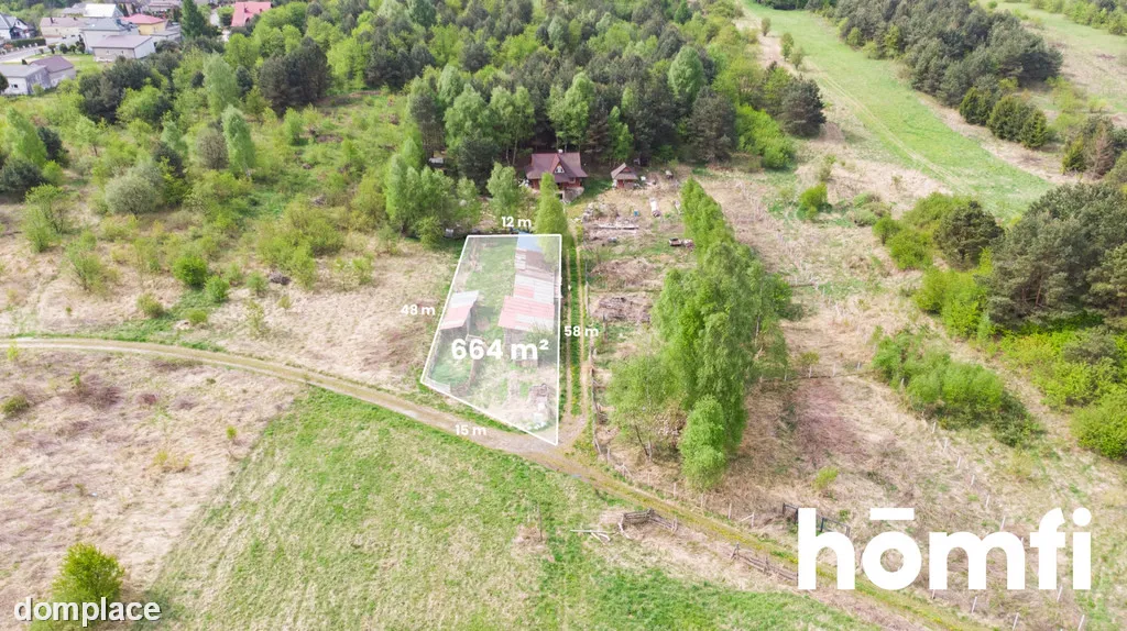 Działka 664m², Kwaśniów Górny gm. Klucze