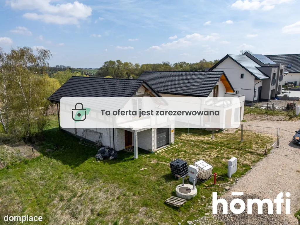 SMART DOM 133 m² w stanie SUROWYM ZAMKNIĘTYM!