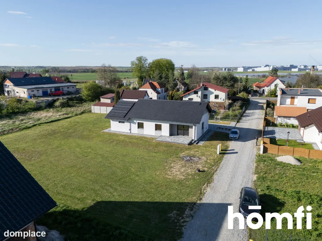 NOWY DOM PARTEROWY Z OGRODEM I GARAŻEM