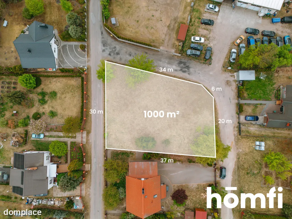 Działka budowlana | 1000 m² | MPZP | Zławieś Mała