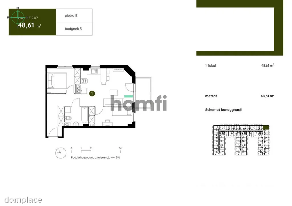 Nowoczesny apartament inwestycyjny 48m2 Gdańsk