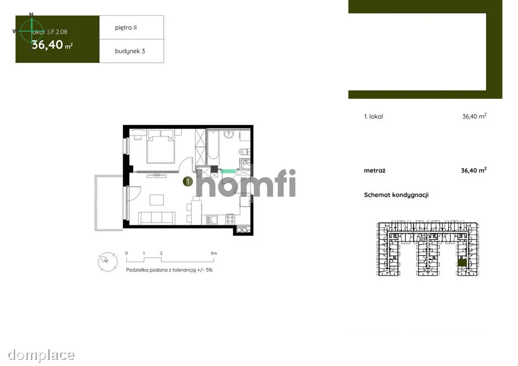 Nowoczesny apartament inwestycyjny 36 m² w Gdańsku