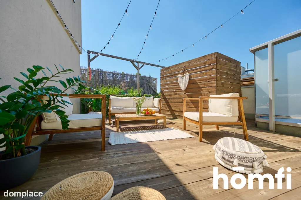 NOWA CENA 70m2: 2 poziomy, 3 tarasy! Różanka