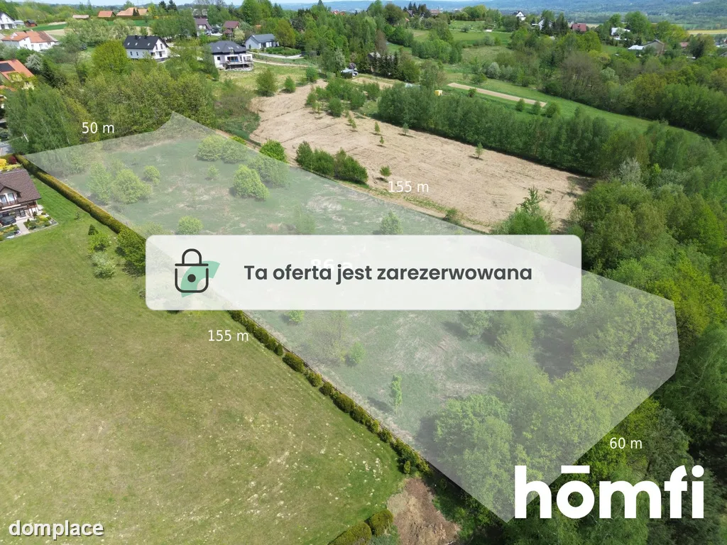 Widokowa działka budowlana | Winiary | gm. Gdów