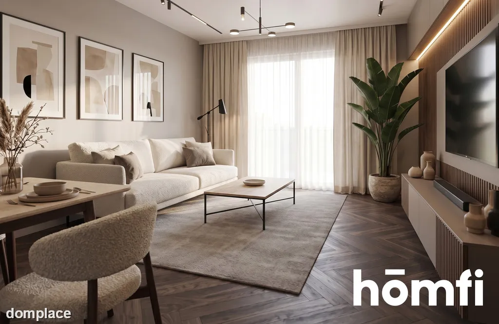 Apartament 4 pokojowy z dwoma łazienkami